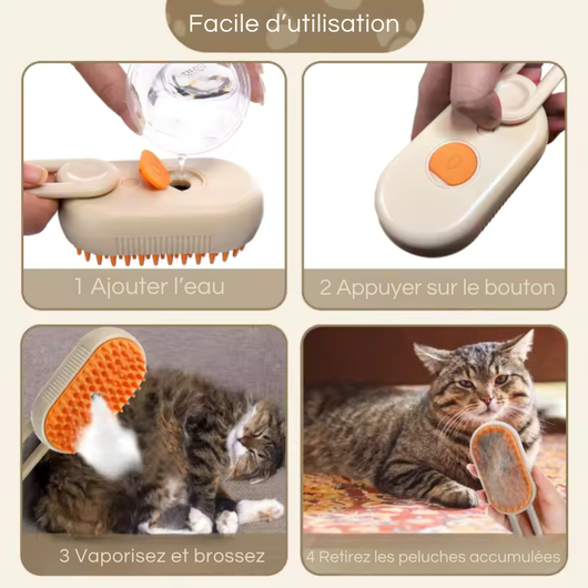 3-in-1 Steam Brush