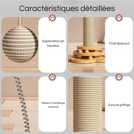 Multi-Level Scratching Post